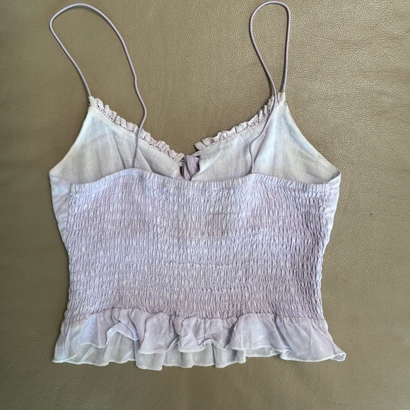 Pacsun Light Purple Ruched Tank Top - Picture 2 of 3